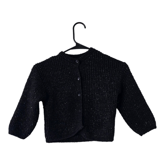 Zara Girls Sweater Cardigan size 3-4years Shimmery Button Up - Picture 1 of 7